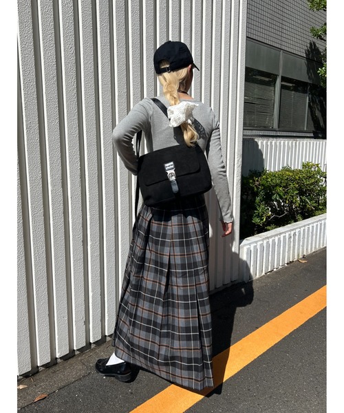 「WC」 ロングスカート FREE ネイビー レディース_画像4