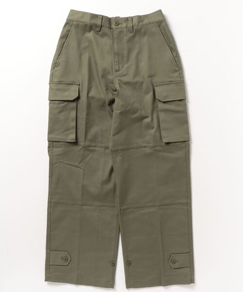 「BEAMS HEART」 カーゴパンツ MEDIUM オリーブ メンズ_画像2