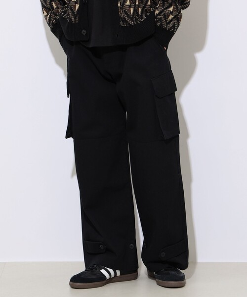「BEAMS HEART」 カーゴパンツ MEDIUM オリーブ メンズ_画像5