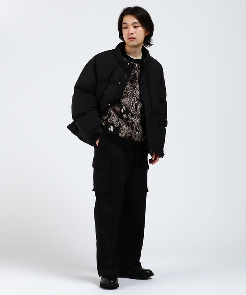 「BEAMS HEART」 カーゴパンツ MEDIUM オリーブ メンズ_画像6
