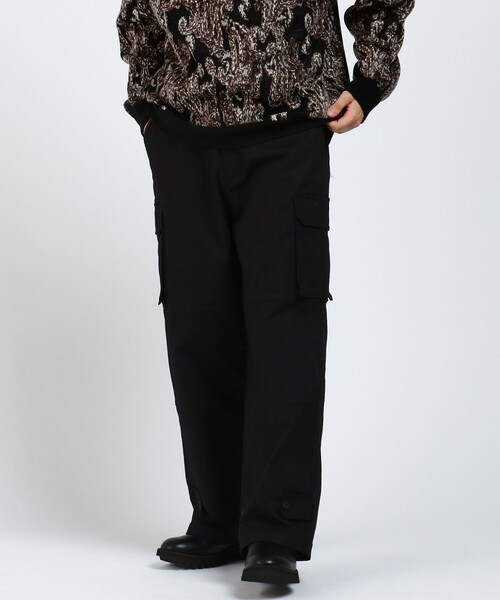 「BEAMS HEART」 カーゴパンツ MEDIUM オリーブ メンズ_画像9