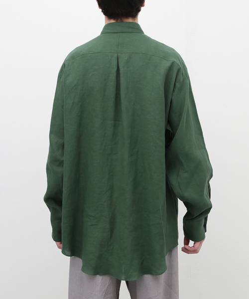 「markaware」 長袖シャツ 3 グリーン メンズ_画像2