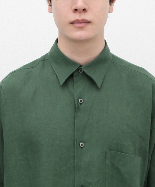 「markaware」 長袖シャツ 3 グリーン メンズ_画像6
