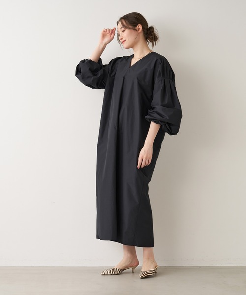 「MICA&DEAL」 長袖ワンピース FREE ブルー レディース_画像4