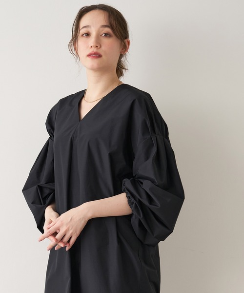 「MICA&DEAL」 長袖ワンピース FREE ブルー レディース_画像6