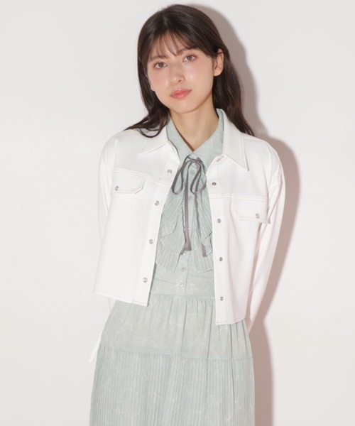 「JILL by JILL STUART」 長袖シャツ FREE ブルー レディース_画像5