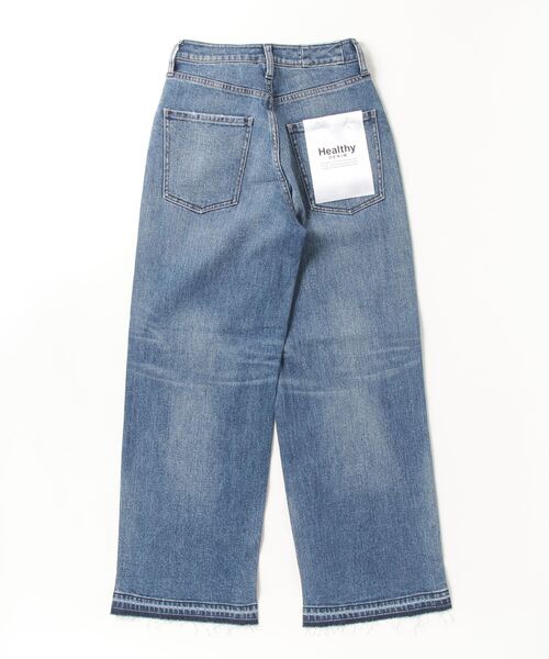 「Healthy denim」 デニムパンツ 23 ロイヤルブルー レディース_画像2
