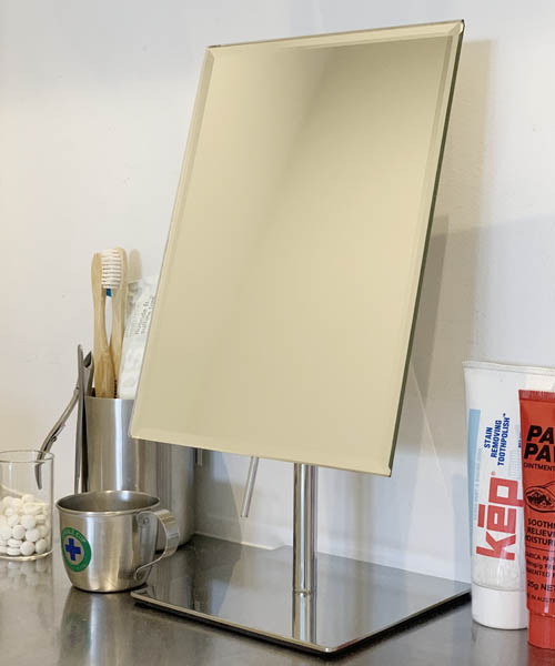 DULTON（ダルトン） 鏡 RECTANGLE STAND MIRROR/卓上ミラー 鏡