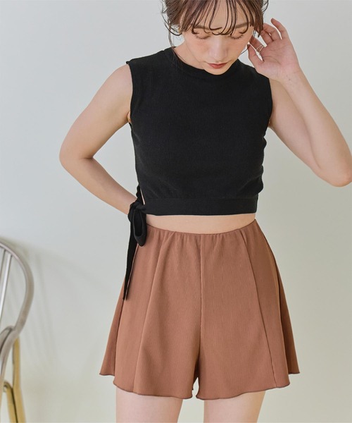 水着・ラッシュガード THM Easy shorts Beige SEA DRESS ラッシュガード ハイウエストシンプルショートパンツ