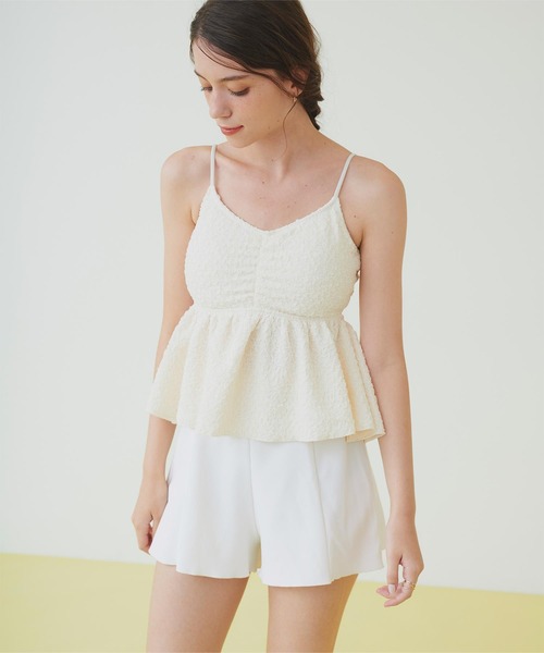 水着・ラッシュガード THM Easy shorts Beige SEA DRESS ラッシュガード ハイウエストシンプルショートパンツ