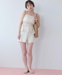 ラッシュガード ハイウエストシンプルショートパ...の詳細画像2