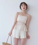ラッシュガード ハイウエストシンプルショートパ...の詳細画像4