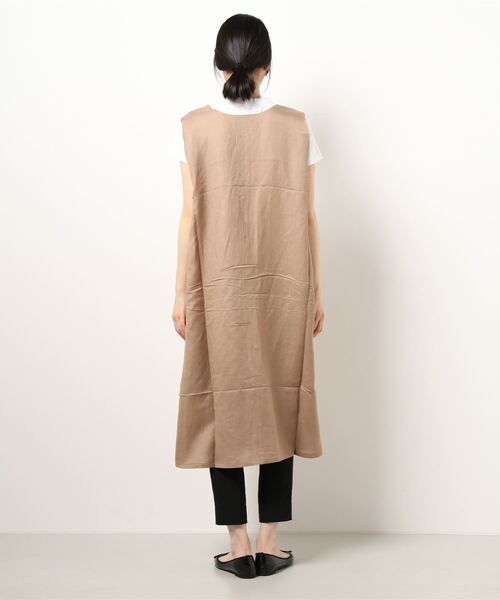 KOBE LETTUCE（神戸レタス） ベスト ジレ リネンブレンドノースリーブ