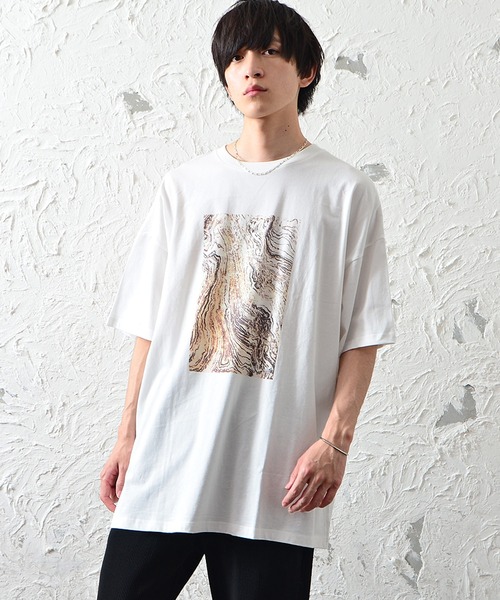 MinoriTY（マイノリティ） tシャツ 「MinoriTY」モダンアート柄半袖