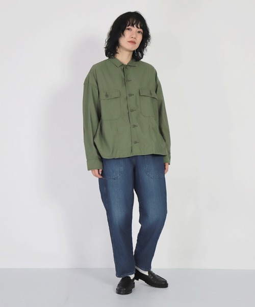 きめな パンツ デニム ジーンズ オーガニックコットンデニム ミリタリーイージーパンツ ZOZOTOWN PayPayモール店 - 通販 - PayPayモール デニムパン