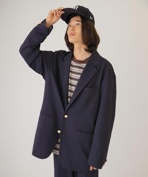 アウター 【WEB限定】<info. BEAUTY&YOUTH>ツイル ルーズ ブレザー