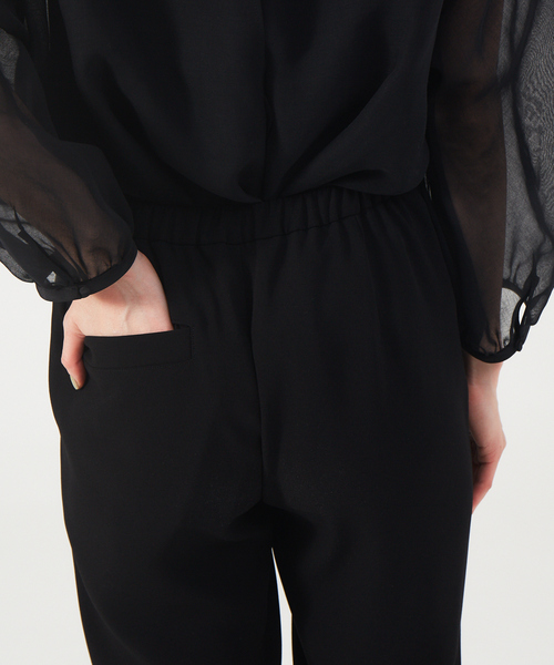 qualite（カリテ） パンツ 「セットアップ対応」スリムテーパード