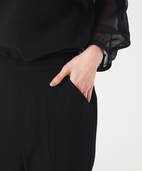 qualite（カリテ） パンツ 「セットアップ対応」スリムテーパード