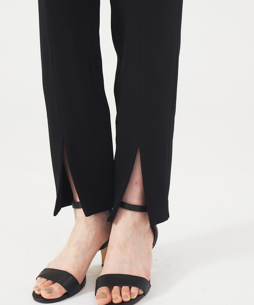 qualite（カリテ） パンツ 「セットアップ対応」スリムテーパード