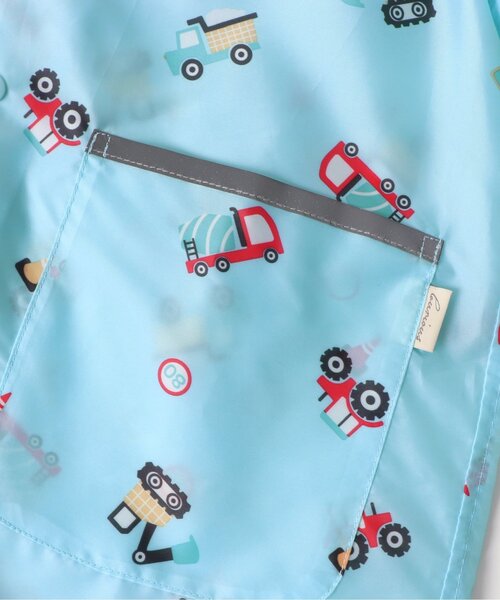 apres les cours（アプレレクール） レインコート カッパ はたらく車