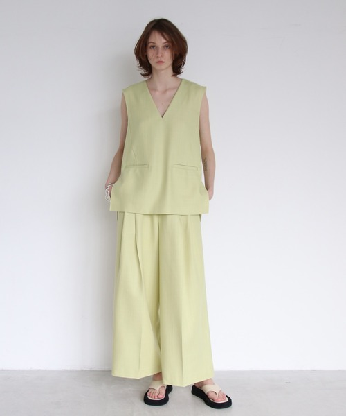 dresslave❥❥ワイドパンツ DRESSLAVE パンツ basic wide pants(ベーシックワイドパンツ