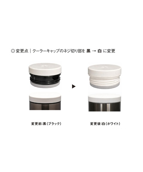 snow peak（スノーピーク） システムボトル500 ダークシルバー 水筒