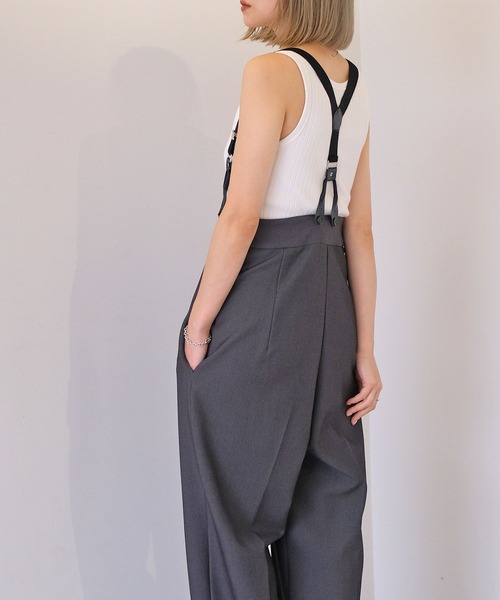 AKTE（アクテ） パンツ ストラップワイドパンツ レディース : ZOZOTOWN