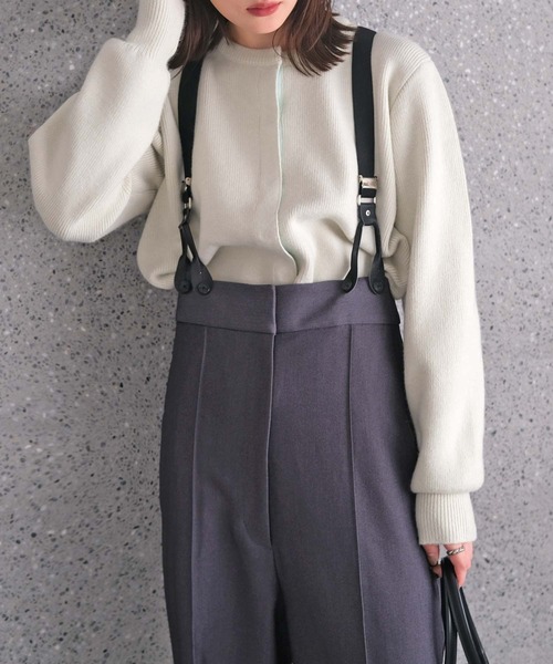 AKTE（アクテ） パンツ ストラップワイドパンツ レディース : ZOZOTOWN