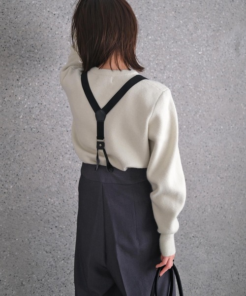 AKTE（アクテ） パンツ ストラップワイドパンツ レディース : ZOZOTOWN