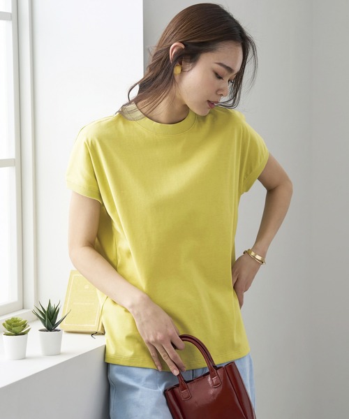 BELLUNA tシャツ 汗ジミ対策！ハイネックプルオーバー レディース