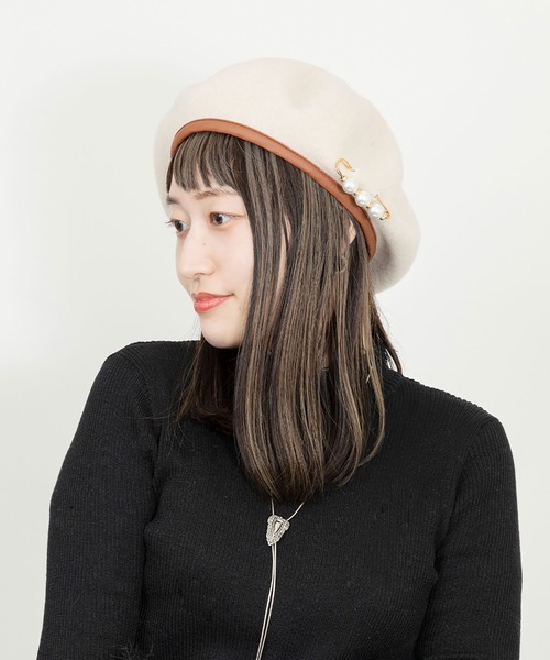 CA4LA 帽子 ベレー帽 JEWELRY ITEMS BERET メンズ レディース