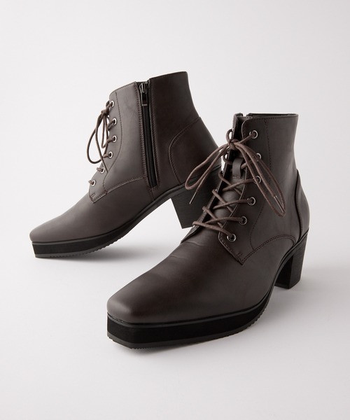 CLEL（クレイル） ブーツ 「CLEL」High Sole Design Heel Boots 