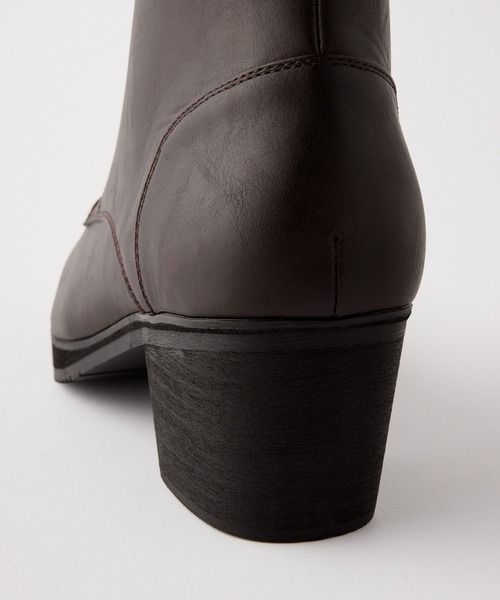 CLEL（クレイル） ブーツ 「CLEL」High Sole Design Heel Boots 