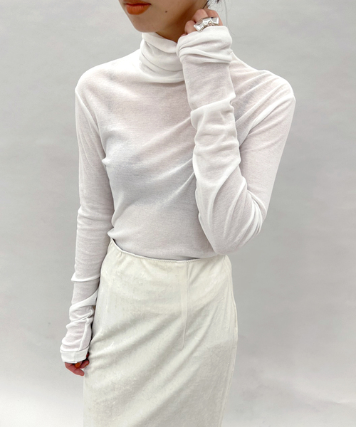 【babaco/ババコ】Twisted Cotton Layered Top TOPS｜babaco(ババコ)公式通販｜ニット、トップス