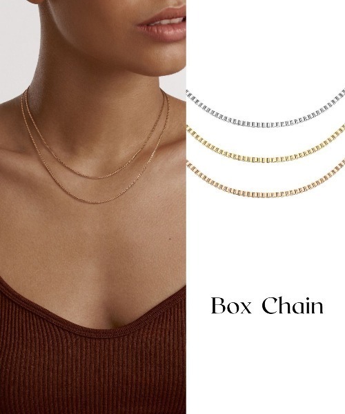 ネックレス レディース Elan Flat / Box / Twisted Necklace ネックレス｜zozo｜03