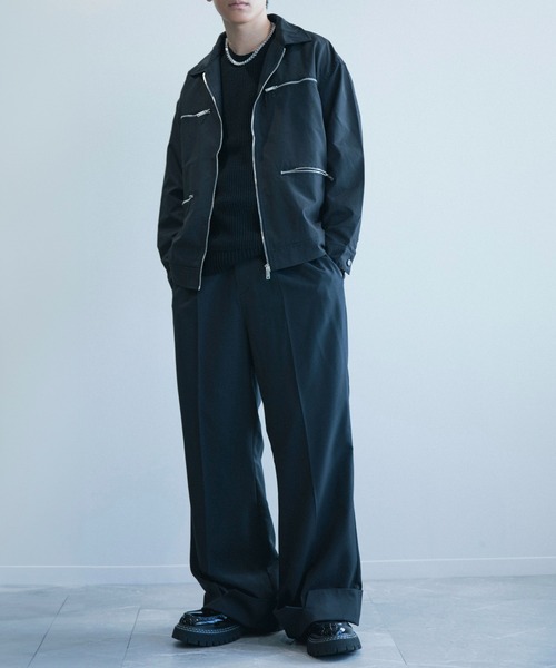 ジャケット・アウター bai aimoha（アイモハ） ブルゾン アウター aimoha menモード系ジッパー