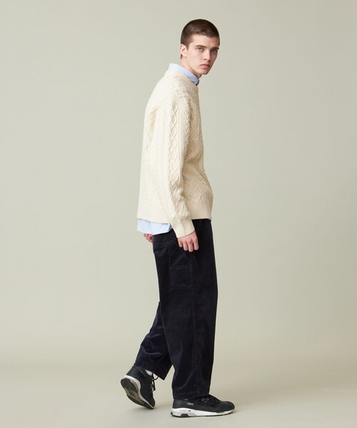 J.PRESS YORK STREET セーター ニット 「UNISEX」アランケーブルニット