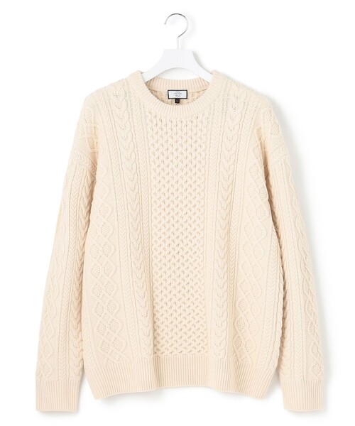 J.PRESS YORK STREET セーター ニット 「UNISEX」アランケーブルニット