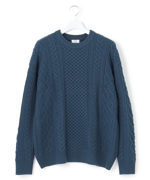 J.PRESS YORK STREET セーター ニット 「UNISEX」アランケーブルニット