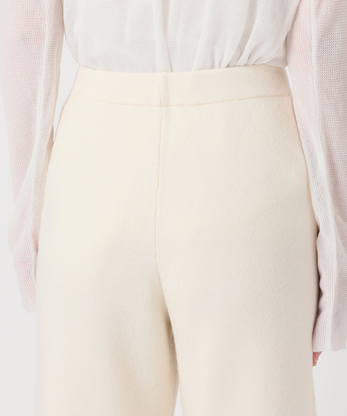 plage（プラージュ） パンツ 「R'IAM」ウールカシミヤニットパンツ