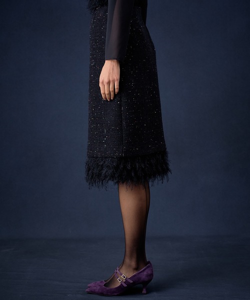 ANAYI（アナイ） スカート コズミックツイードタイト スカート