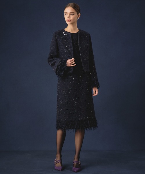 ANAYI（アナイ） スカート コズミックツイードタイト スカート