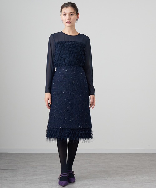 ANAYI（アナイ） スカート コズミックツイードタイト スカート