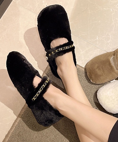 Amulet（アミュレット） パンプス フェイクファーパンプス : ZOZOTOWN