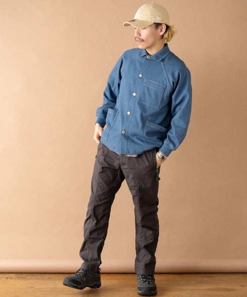 gym master（ジムマスター） カバーオール デニムガーメントウォッシュ