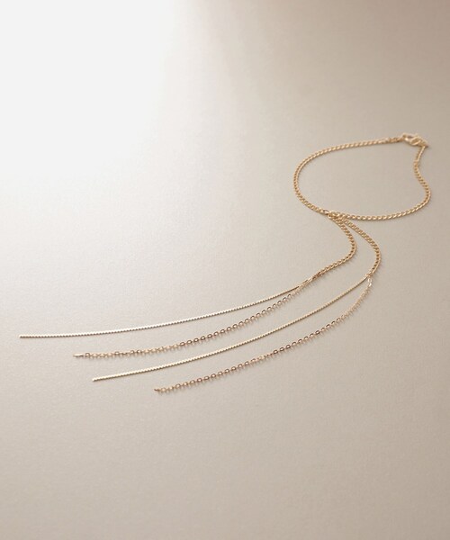 COCOSHNIK（ココシュニック） ブレスレット K10キヘイフリンジ