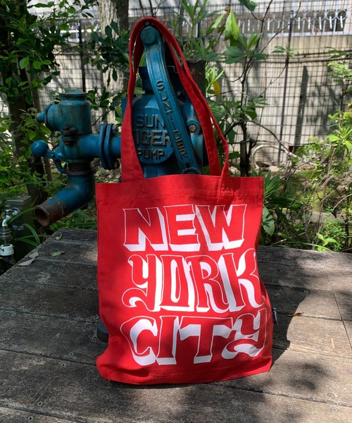 お得【東京から発送】 ♡キラキラVS トートBAG♡ mi via loca トートバッグ RECYCLED SOFT FABRIC ニューヨーク