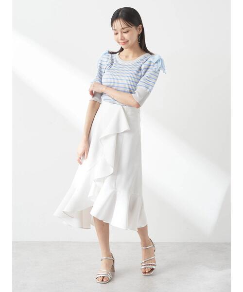PUBLIC TOKYO ゼブラプリントアシメヘムスカート ゼブラプリントタイトスカート | Whim Gazette(ウィム ガゼット