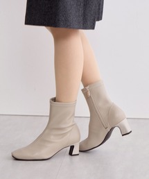 HIMIKO ブーツ 「Made in Japan」「撥水」5cmヒールシープレザー