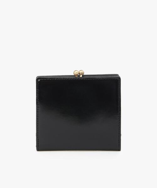 agnes b.（アニエスベー） 財布 ガラスレザー 二つ折り ウォレット
